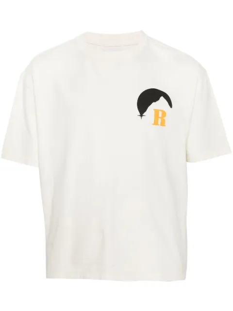 RHUDE playera con estampado Moonlight