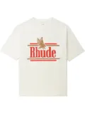 RHUDE Rossa Tee Vintage ""BLACK"" - White