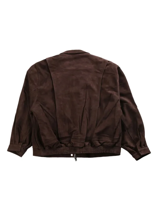 ATELIER NEW YORK Suede Jacket | Brown | FARFETCH IN