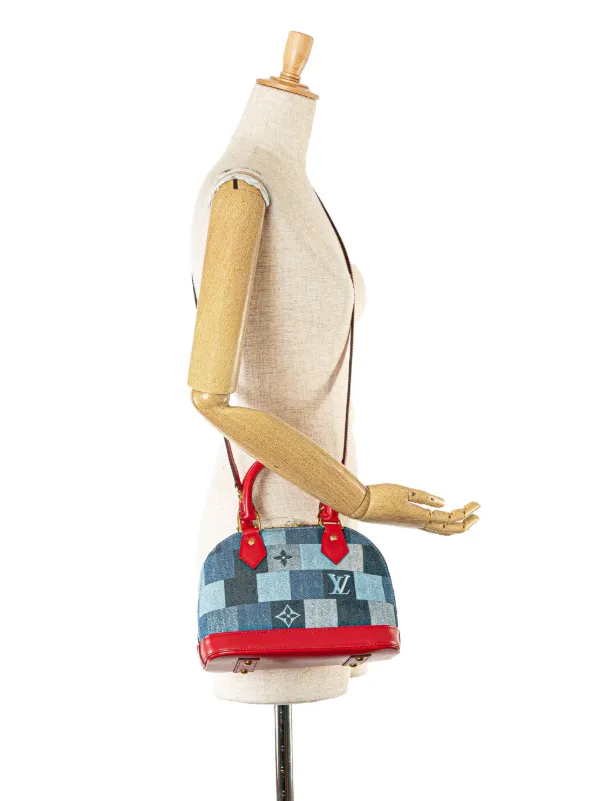 Louis Vuitton Pre-Owned 2019 モノグラム デニム パッチワーク アルマ 