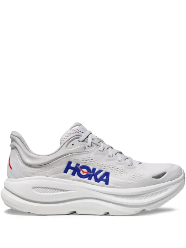 HOKA BONDI 9 27CM ライトブルー 美品 ホカ（HOKA）（メンズ）ランニングシューズ ジョギングシューズ