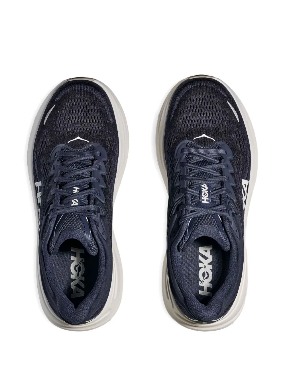 HOKA Bondi 9 logo-detail sneakers Blue