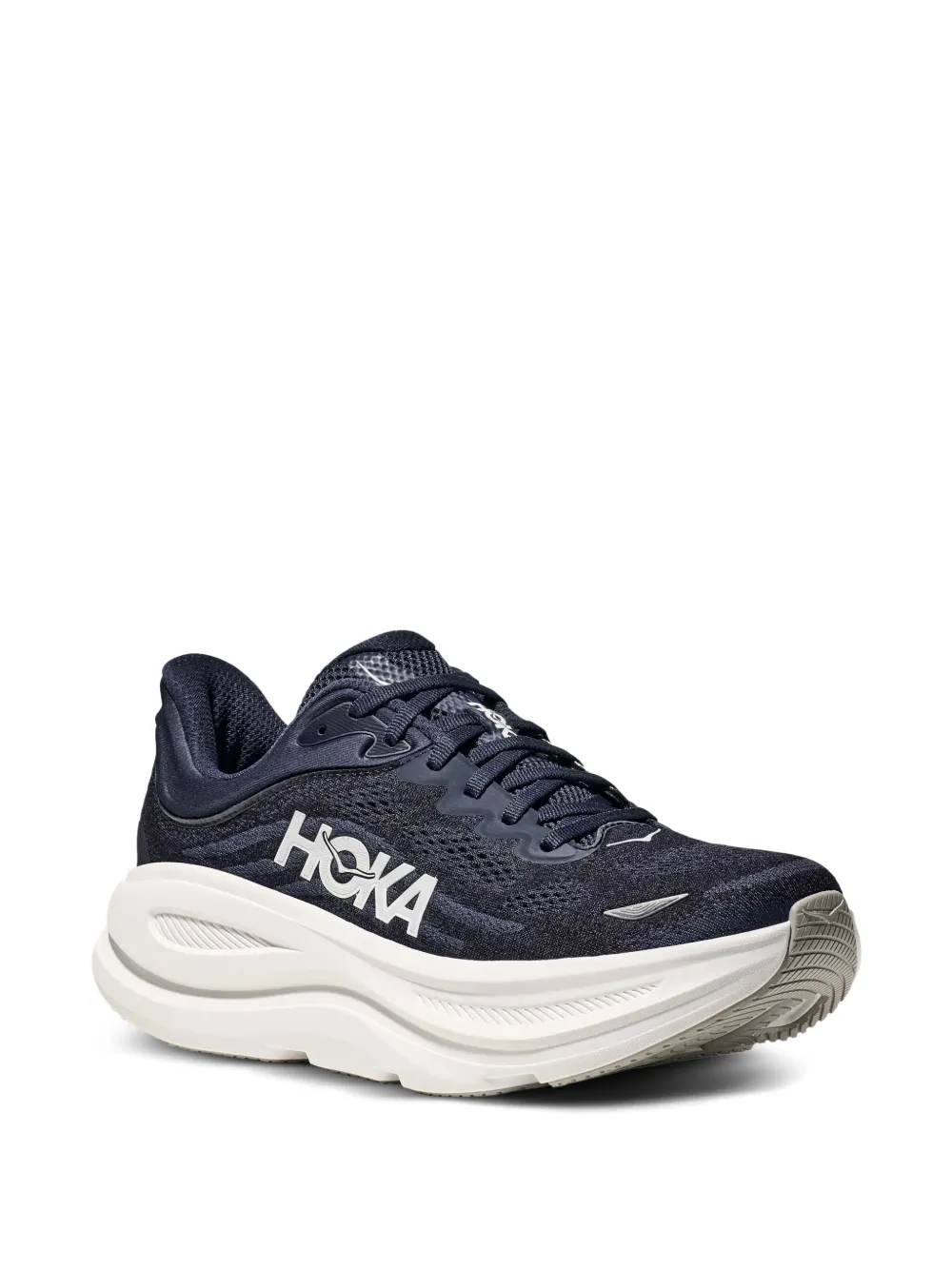 HOKA Bondi 9 logo-detail sneakers Blue