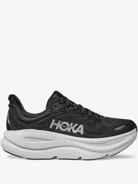 HOKA Bondi 9 "Black/White" sneakers