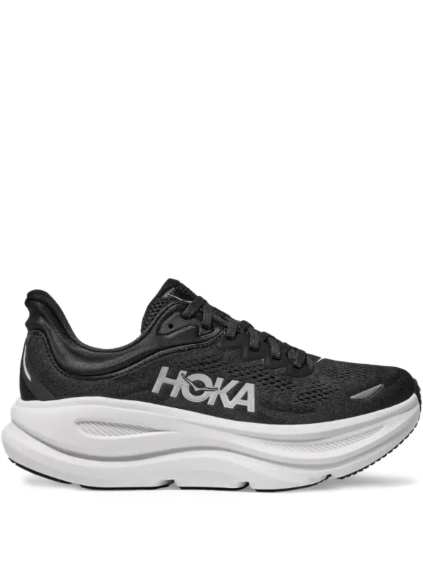 HOKA ONE ONE Bondi 9 （ブラック） スニーカー 24cm HOKA Bondi 9 “Black／White” スニーカー | ブラック | FARFETCH JP