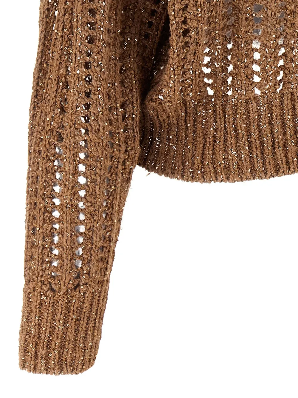 BRUNELLO CUCINELLI RUSTIC DAZZLING NET JUMPER