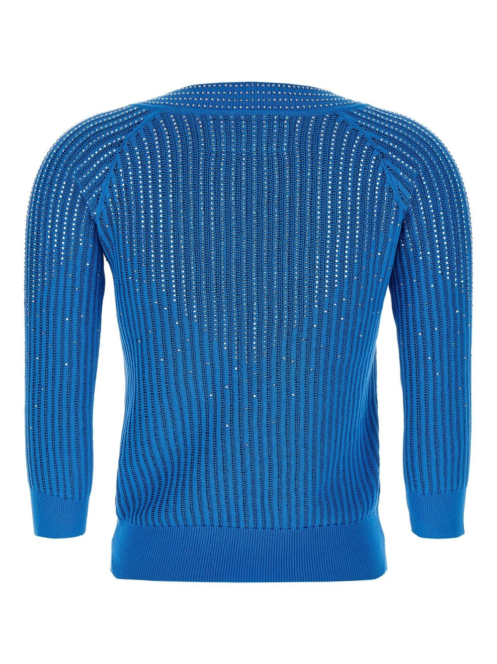 Ermanno Scervino rhinestone-embellished jumper - Blauw