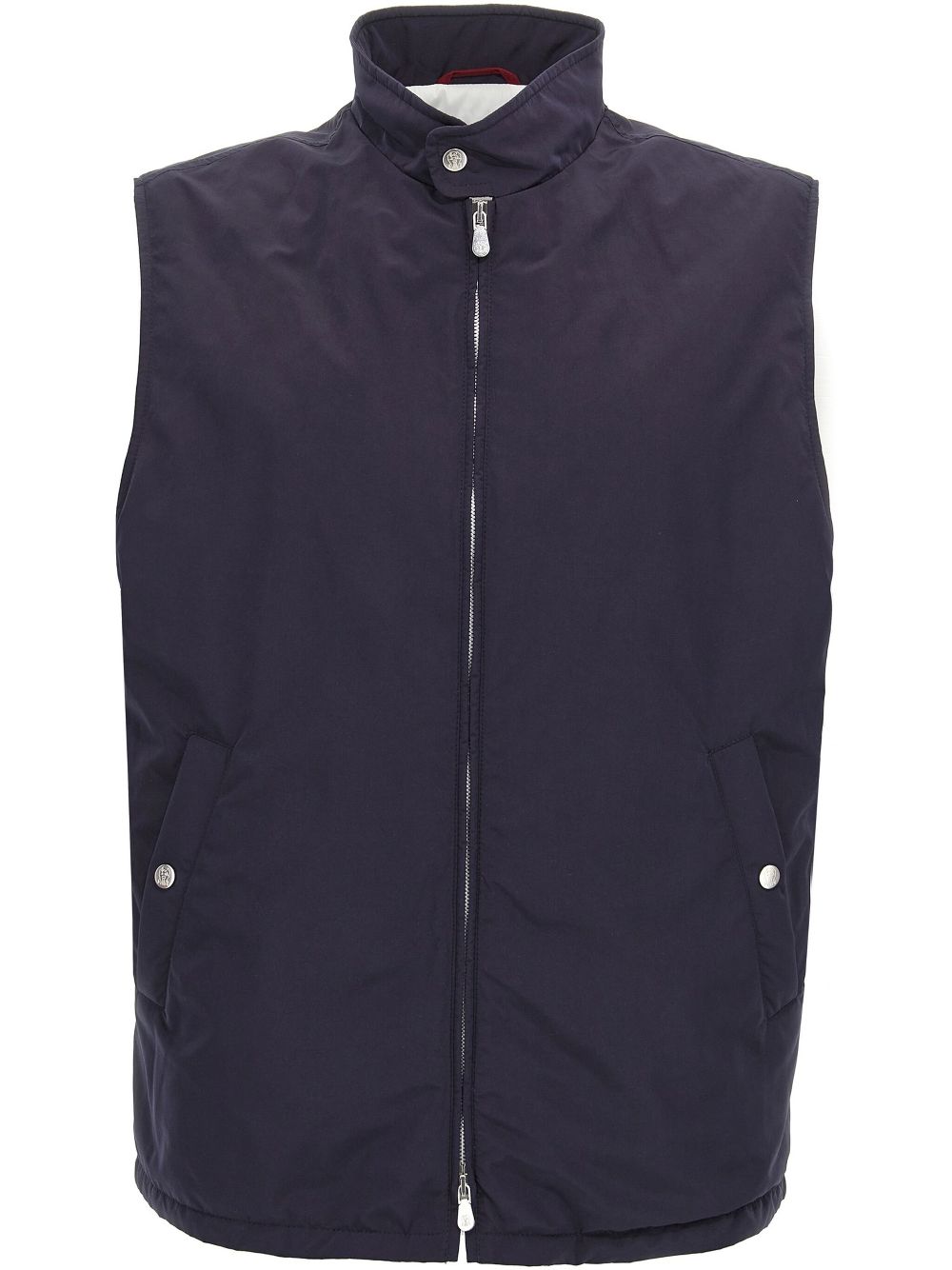 Brunello Cucinelli zip-up vest - Blue