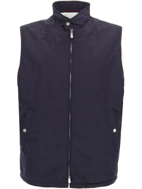 Brunello Cucinelli zip-up vest 
