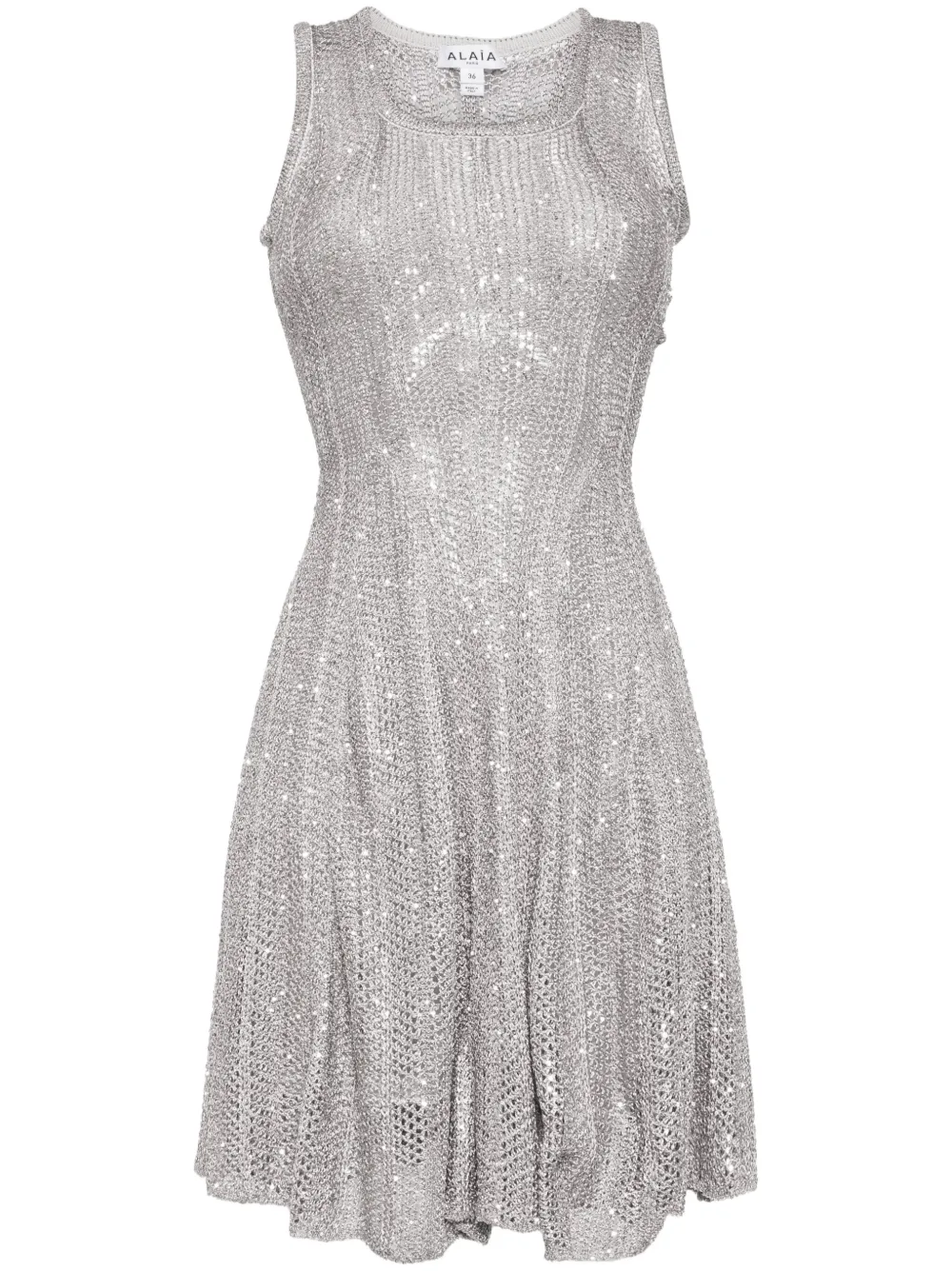 Alaïa robe à sequins | gris | Image 1