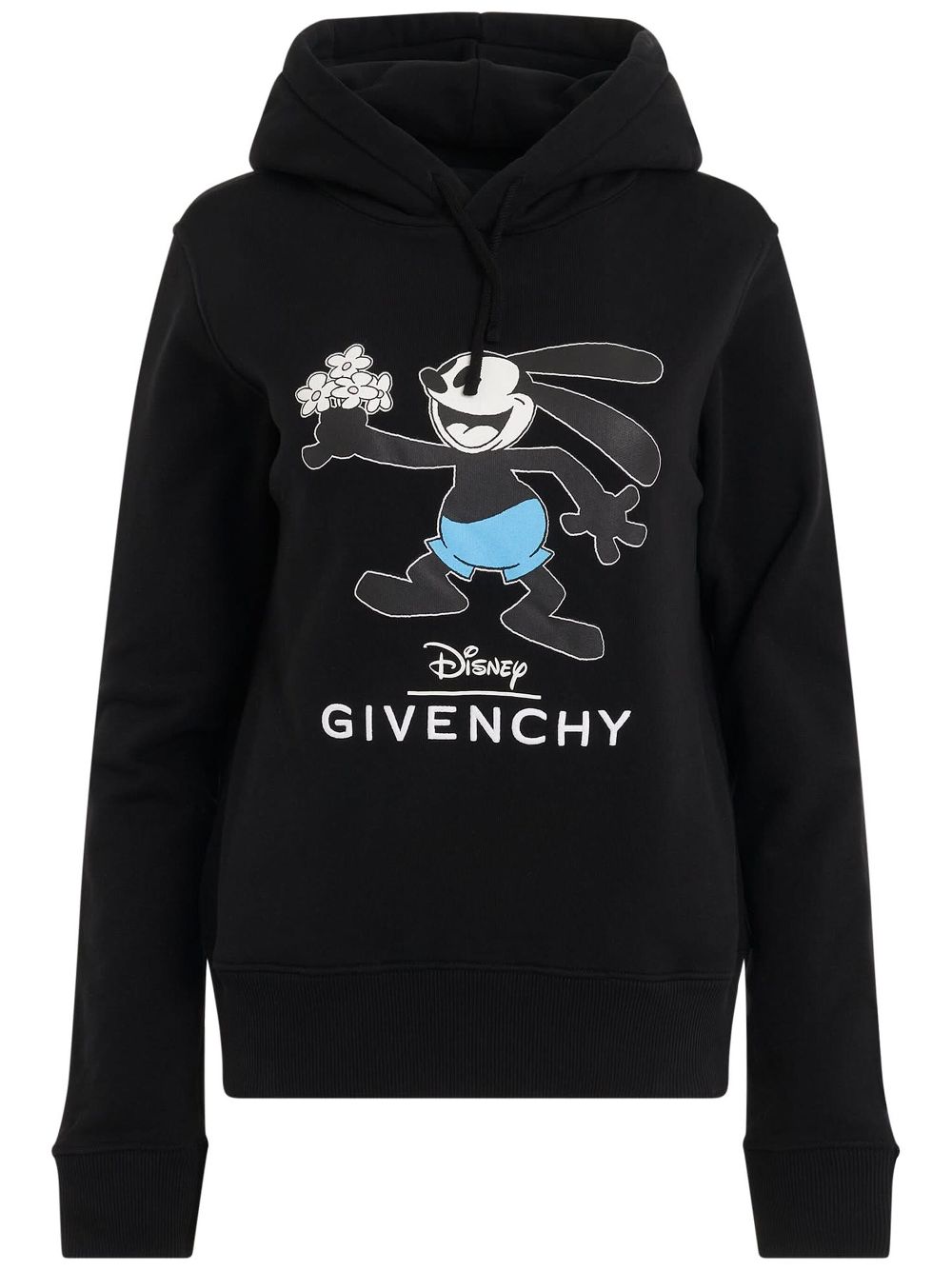 Givenchy xDisney Oswald Flowers hoodie - Black