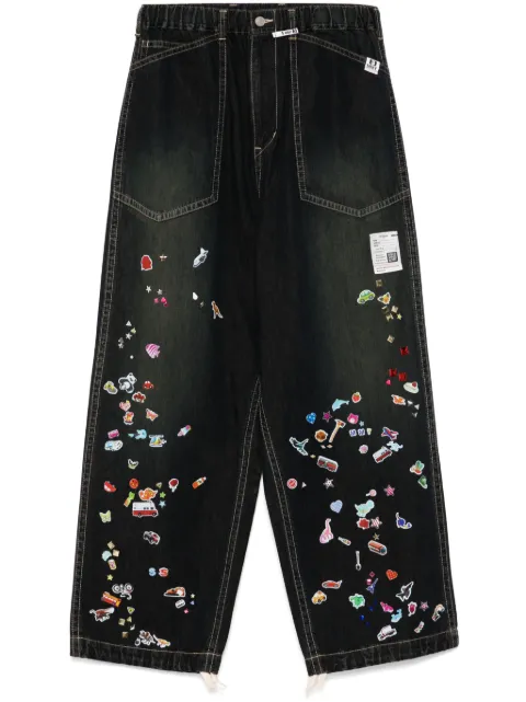 Maison MIHARA YASUHIRO graphic-print jeans