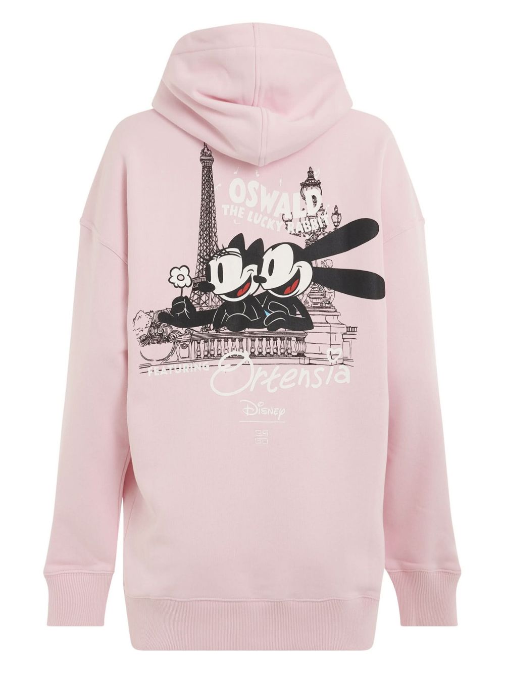 Givenchy x Disney hoodie met Oswald-print - Roze