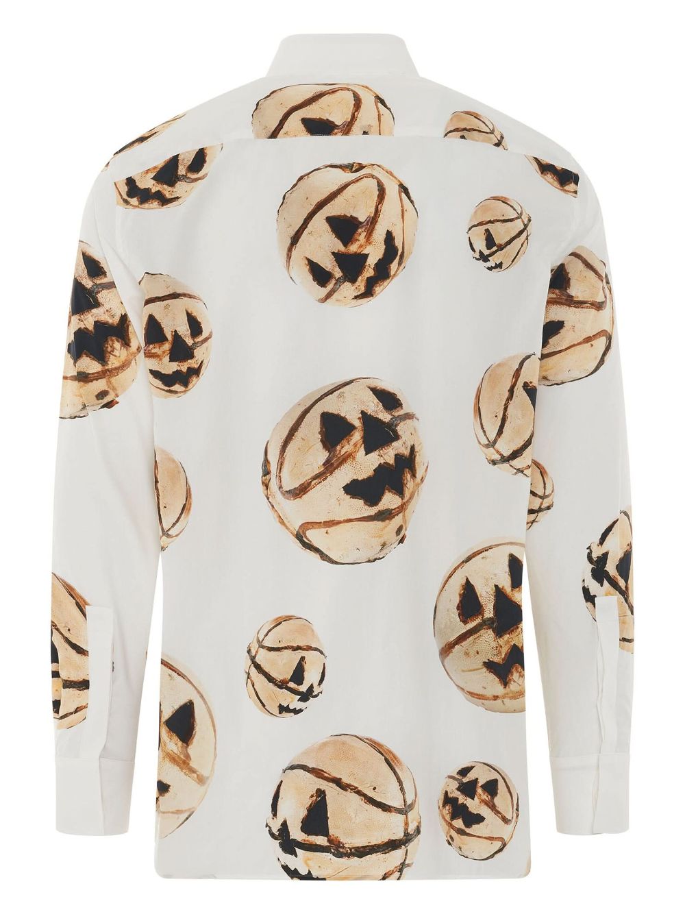 Givenchy Overhemd met pompoenprint - Wit