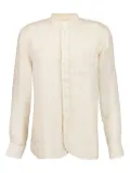 120% Lino linen long-sleeve shirt - Neutrals