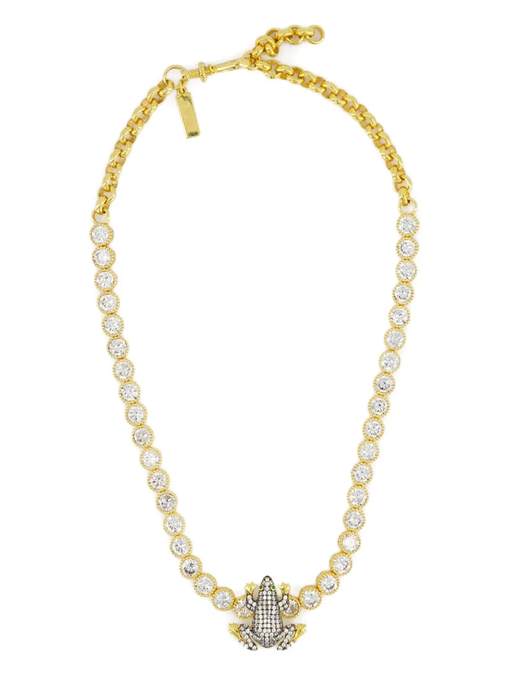 Frog tennis necklace