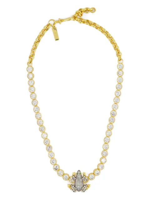 Begüm Khan Frog tennis necklace