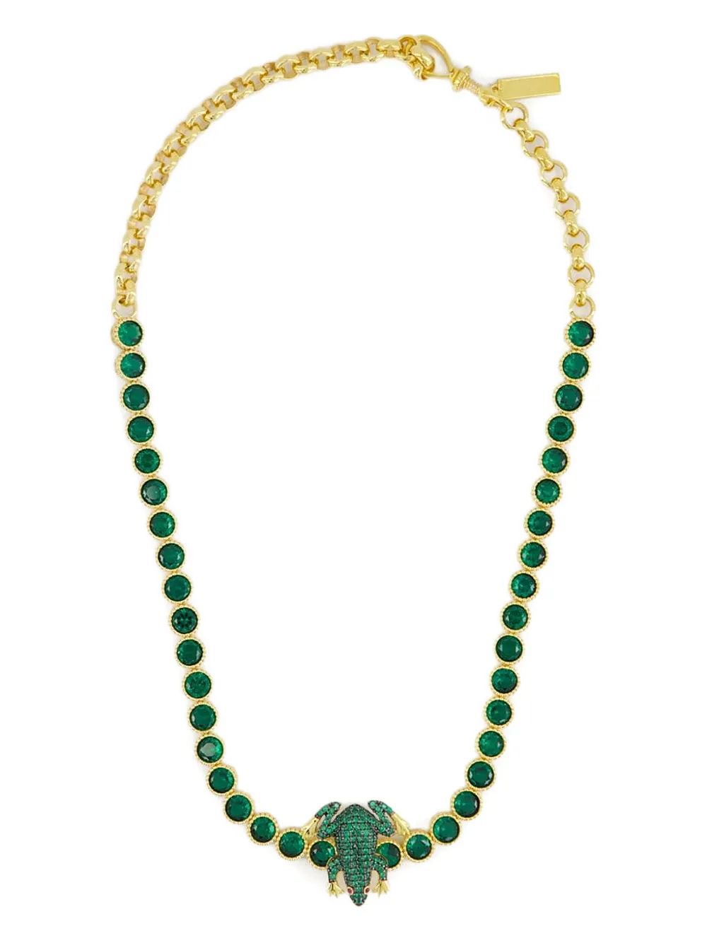 Frog tennis necklace