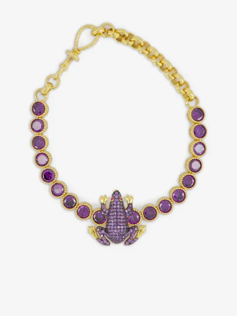 Begüm Khan Frog tennis bracelet