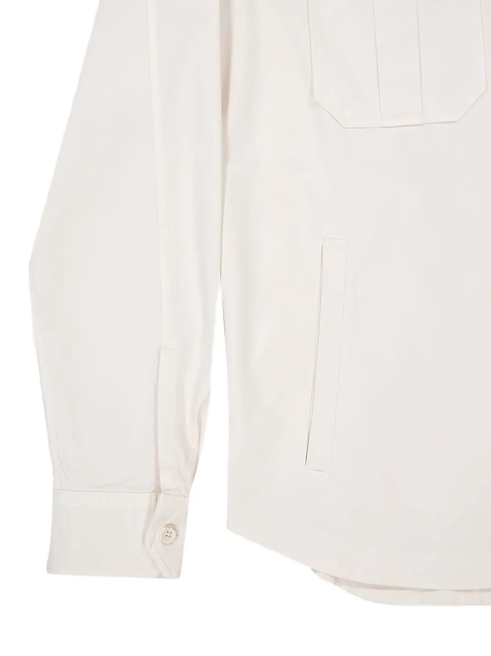 Boglioli Overhemd met zak Wit