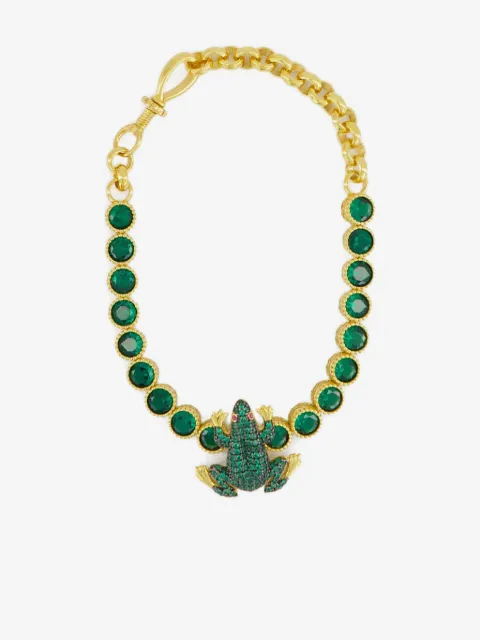 Begüm Khan Frog tennis bracelet