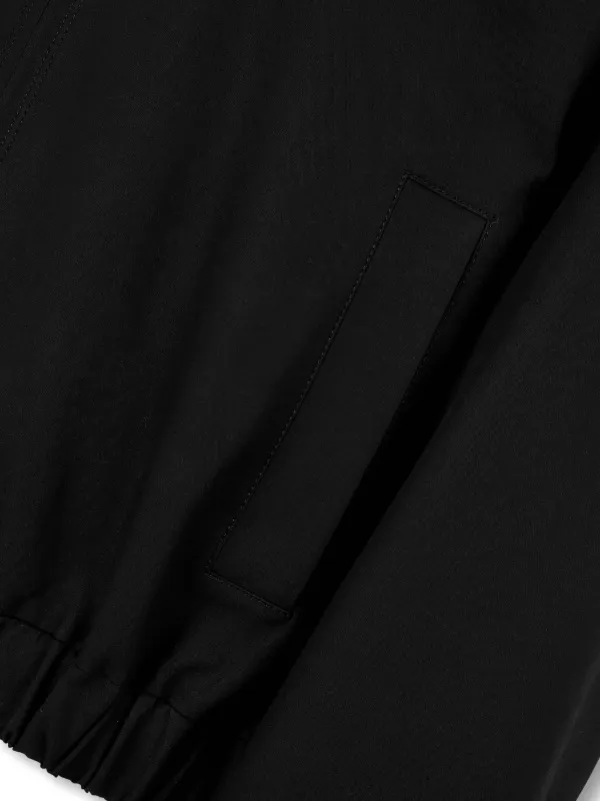 STUDIO TOMBOY corduroy-collar zip-up Jacket | Black | FARFETCH