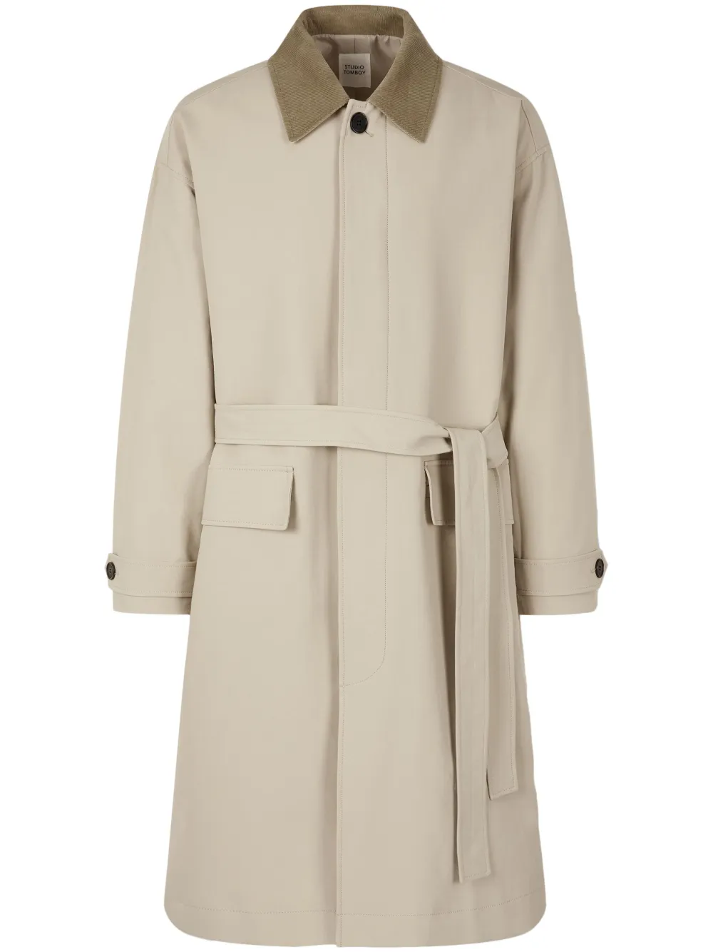 belted trench coat