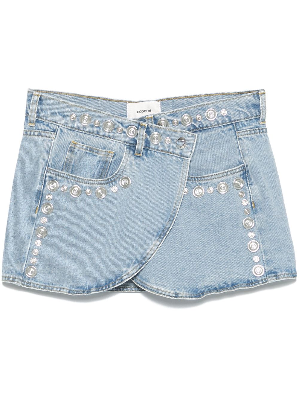 Coperni Mini-rok met studs Blauw