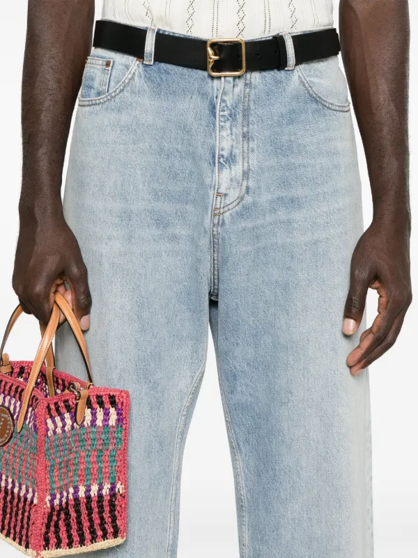 Valentino Garavani ワイドジーンズ | ブルー | FARFETCH JP