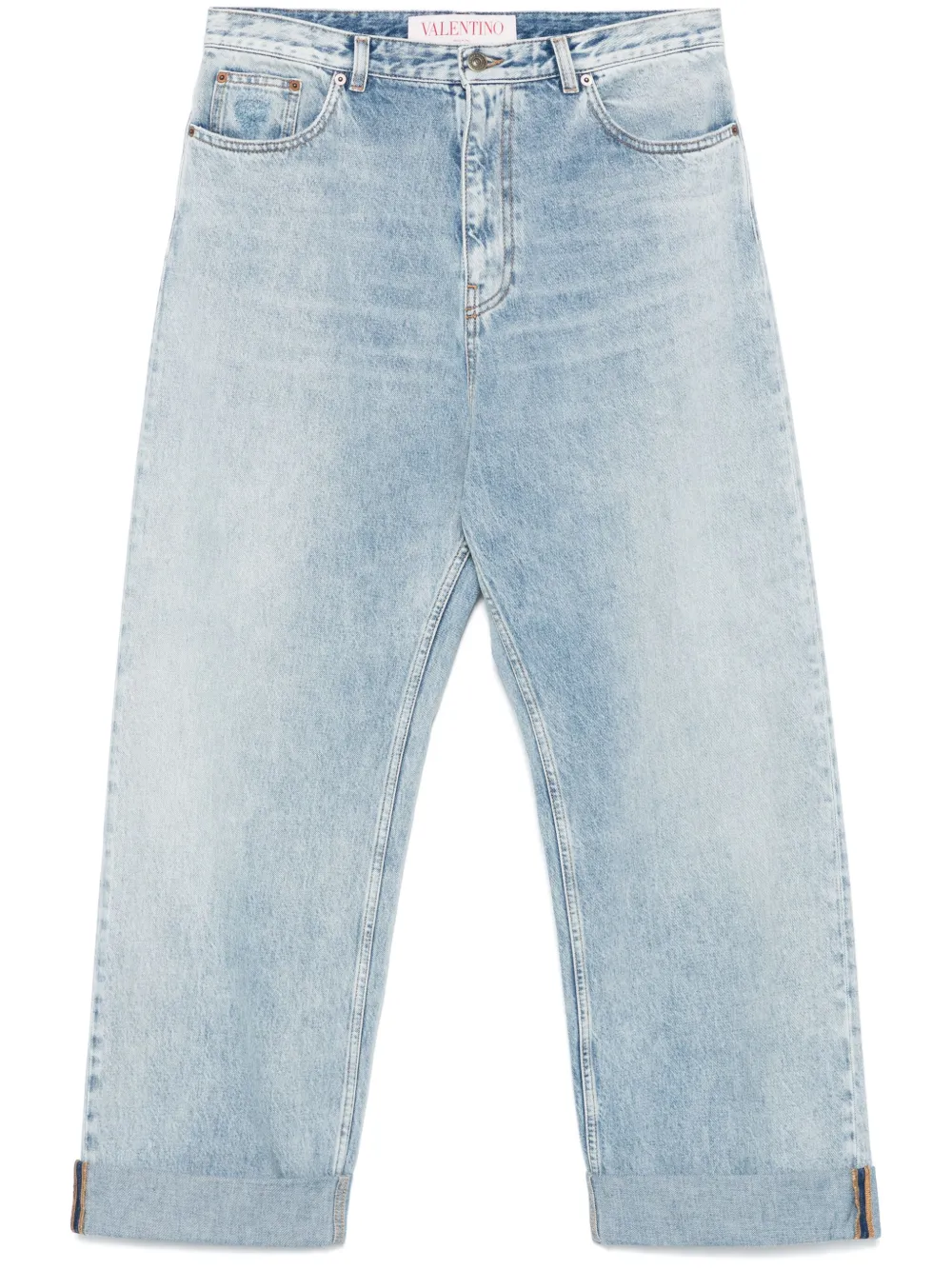 Valentino Garavani Jeans met wijde pijpen Blauw