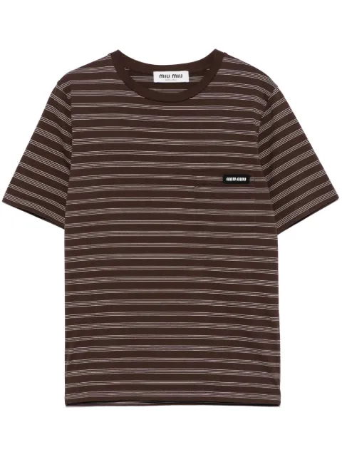 Miu Miu striped T-shirt
