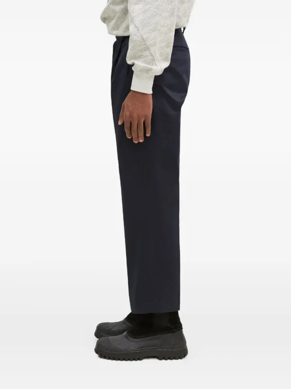 パンツ WACKO MARIA PLEATED TROUSERS BLUE L WACKO MARIA Pleated Trousers | Blue | FARFETCH