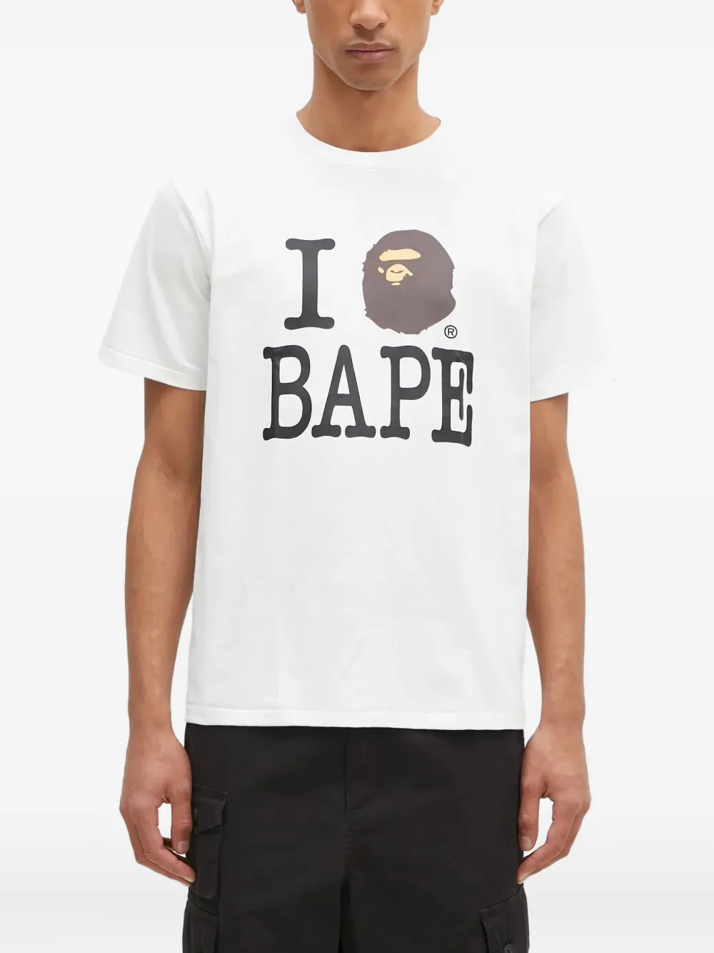 A BATHING APE® I Love Bape T-shirt | White | Image 1