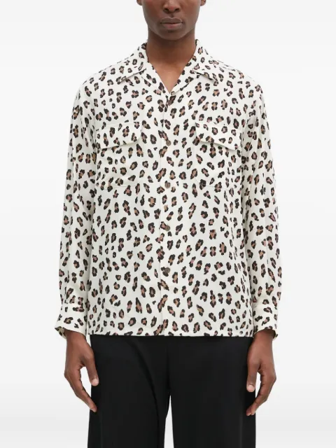 WACKO MARIA leopard-print shirt