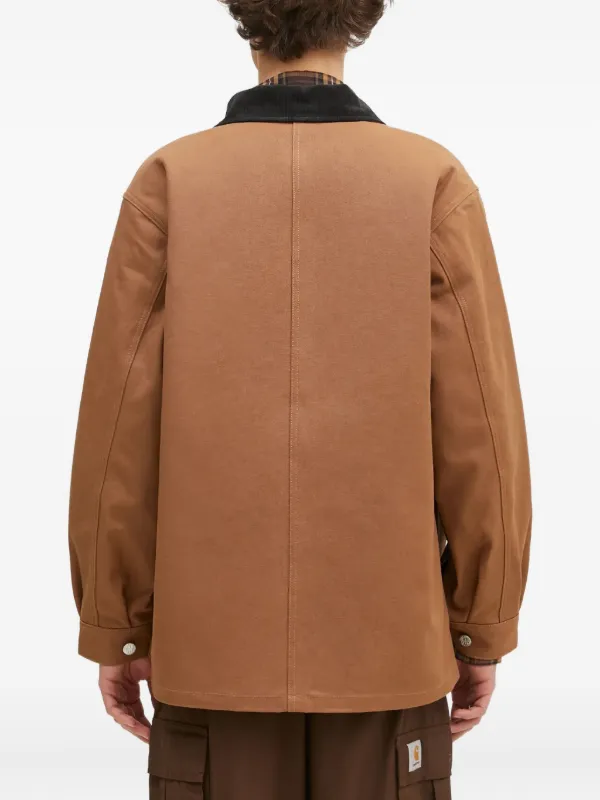 ディッキーズ　ワコマリア　コラボ　ブラウン カバーオール　ジャケット DICKIES / COVERALL ディッキーズ ダブルネーム カバーオール