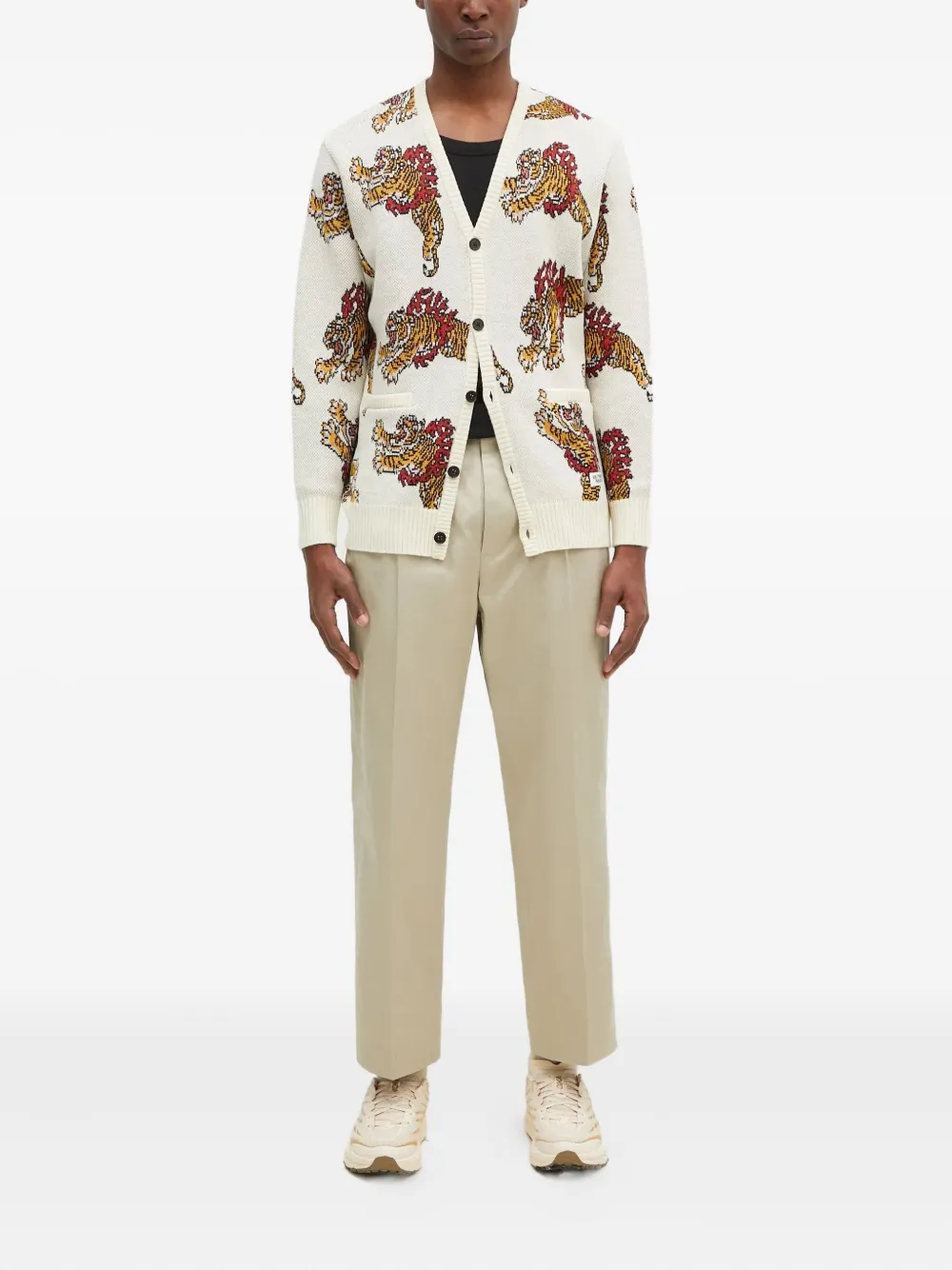 WACKO MARIA x Tim Lehi tiger-patterned cardigan | Cárdigans | Image 2