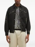 WACKO MARIA piped-trim jacket - Black