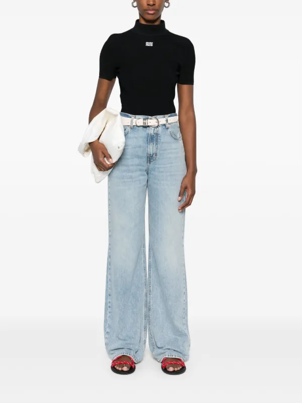 ボトムスその他 HAIKURE Korea blue washed jeans Haikure Korea Jeans | Blue | FARFETCH