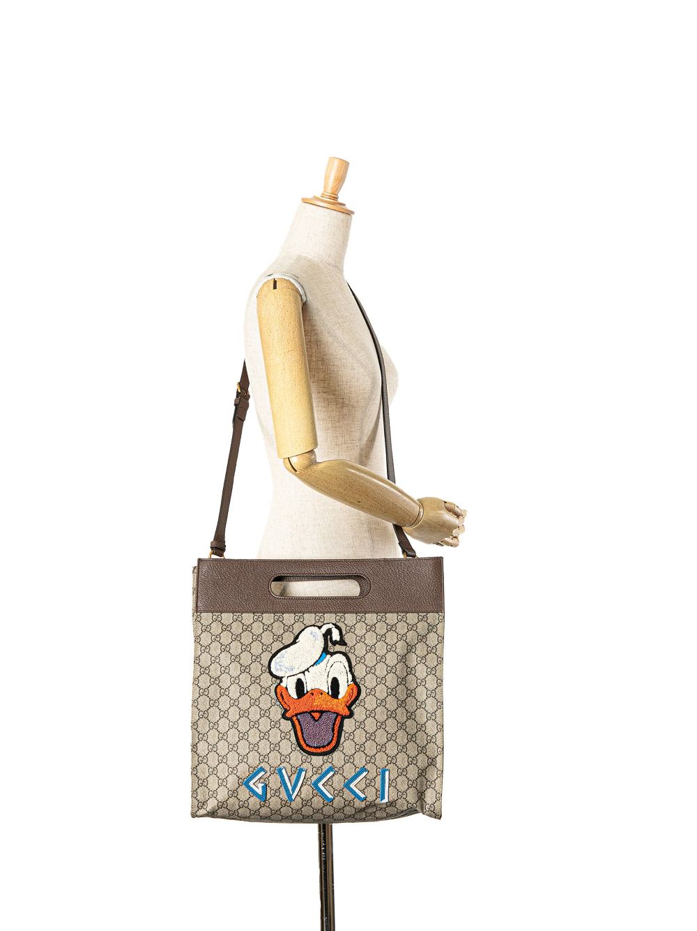 Gucci Pre-Owned 2000-2015 GG Supreme Donald Duck Neo Vintage Soft shopper - Bruin