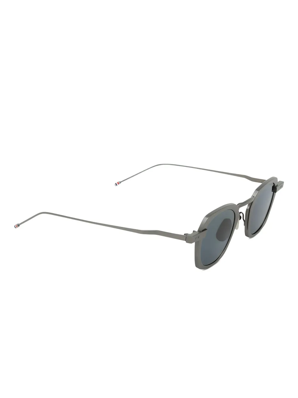 Thom Browne Eyewear Zonnebril met geometrisch montuur Grijs
