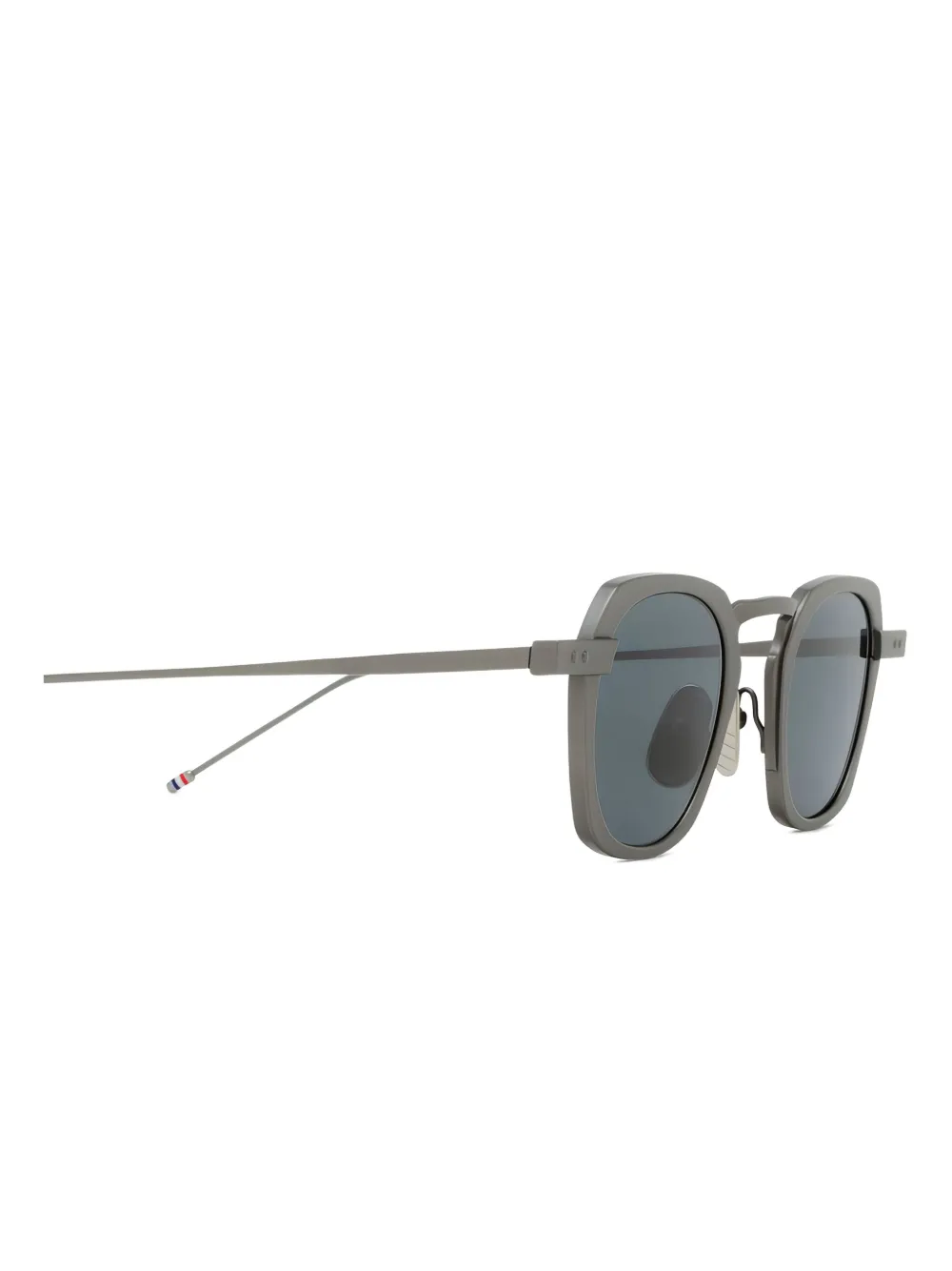 Thom Browne Eyewear Zonnebril met geometrisch montuur - Grijs