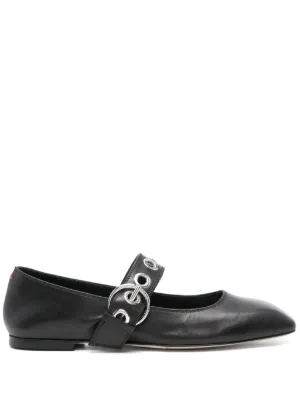 Birkenstock メリージェーン フラットシューズ | ブラック | FARFETCH JP