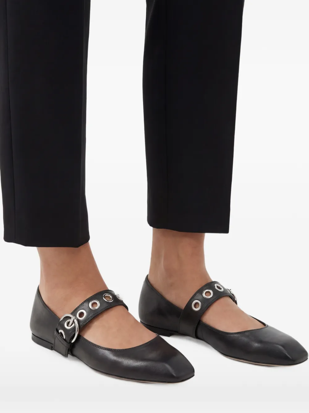 Aeyde Uma ballerina's Zwart