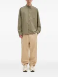 A.P.C. Mateo logo-embroidered pocket shirt - Green