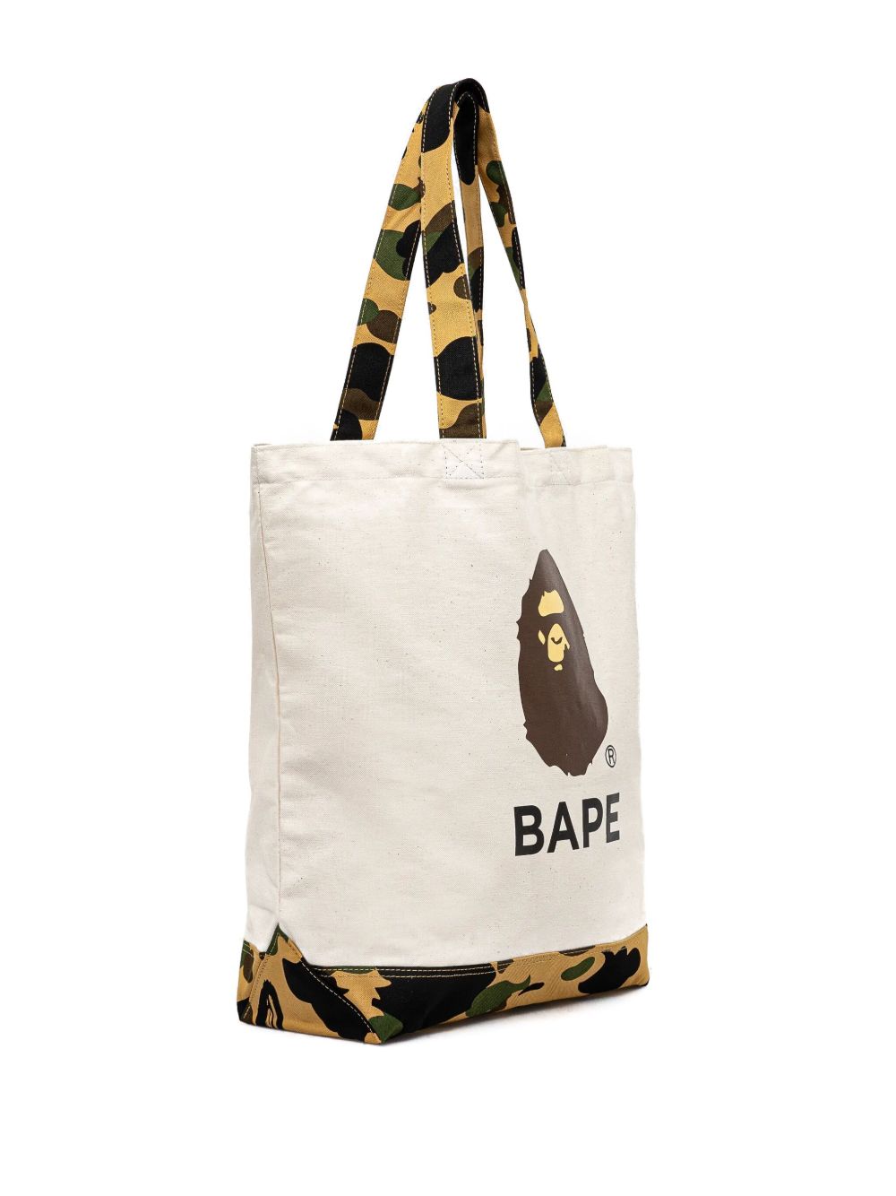 A BATHING APE® Ape Head shopper - Beige