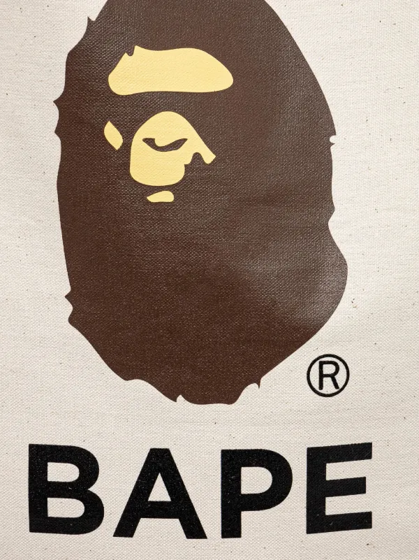 A BATHING APE® Ape Head Tote Bag | Neutrals | FARFETCH