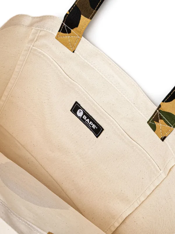 A BATHING APE® Ape Head Tote Bag | Neutrals | FARFETCH