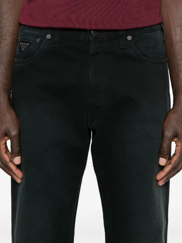 デニム・ジーパン Prada Tapered jeans Prada Tapered Jeans | Black | FARFETCH