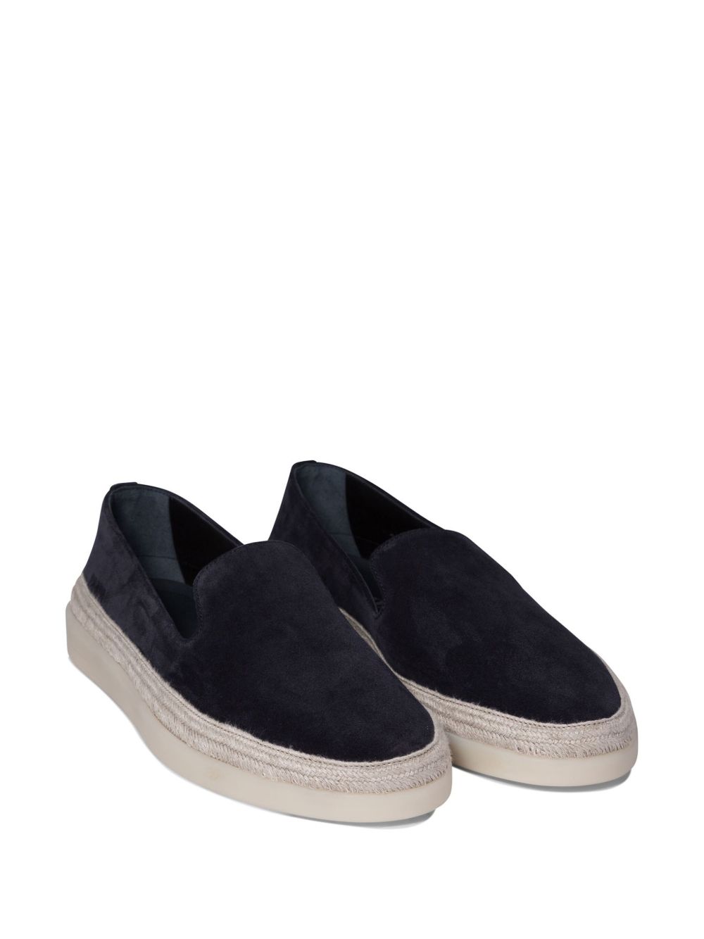 Prada suede slip-on loafers - Blauw