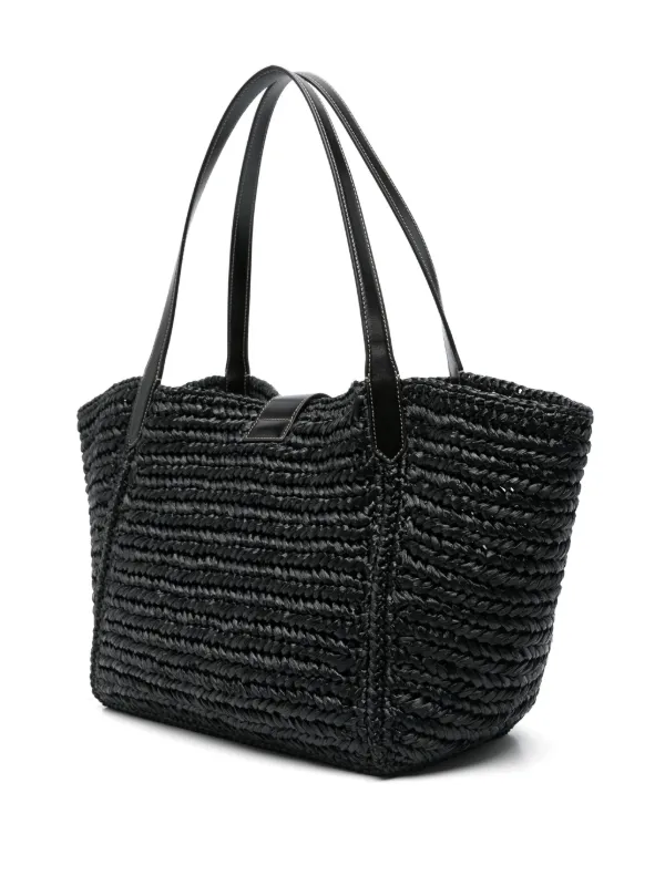 TOM FORD ラフィア ショルダーバッグ | ブラック | FARFETCH JP